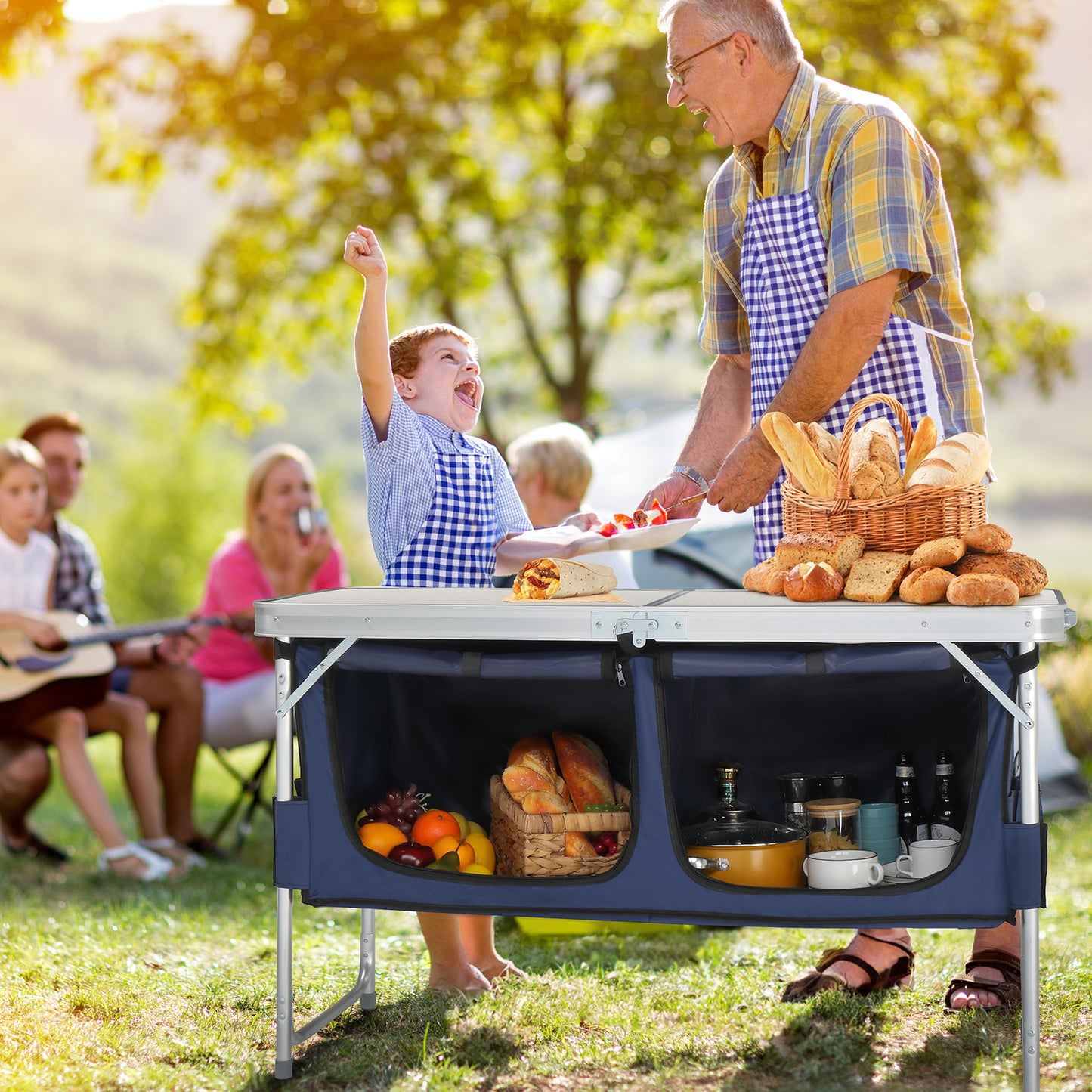 4ft Outdoor Folding Table