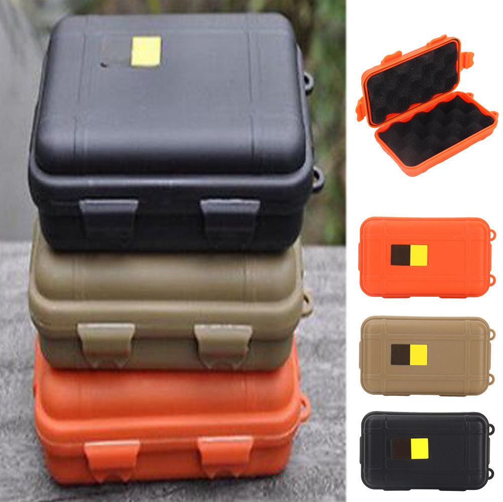 Outdoor Waterproof Survival Storage Box Case Container DH For Camping Fishing