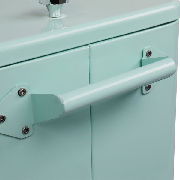 Mint Green Freezer Insulation Trolley 91x84.5x38.5cm Rectangular Plastic Box Freeze Insulation