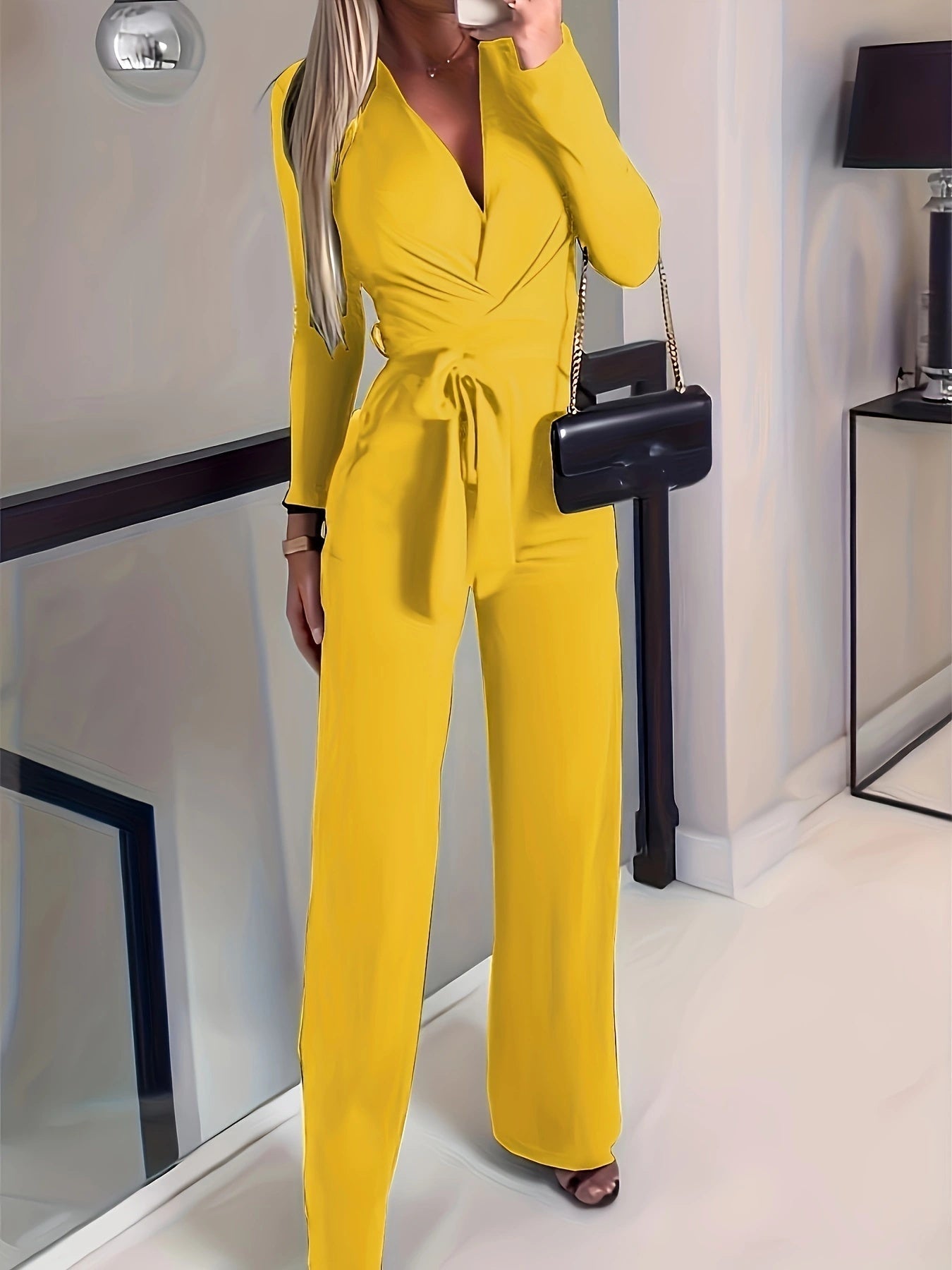 Yellow Women's Jumpsuit