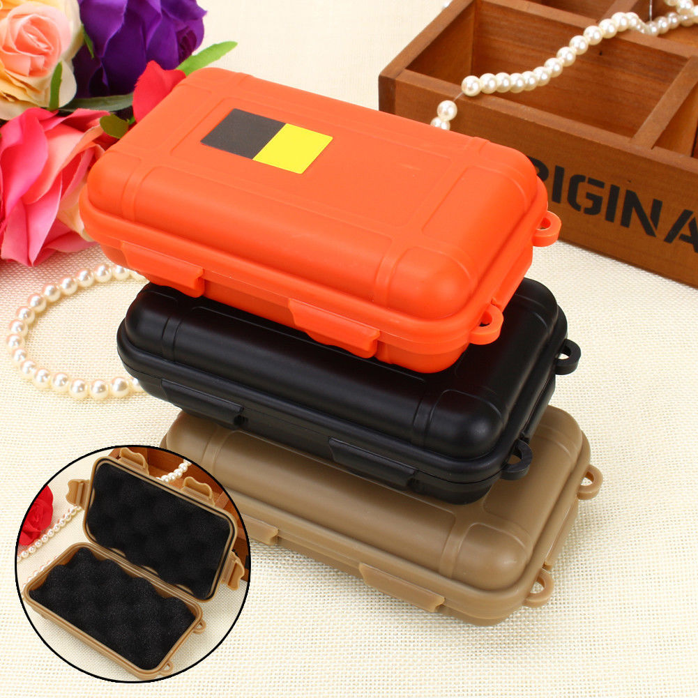 Outdoor Waterproof Survival Storage Box Case Container DH For Camping Fishing