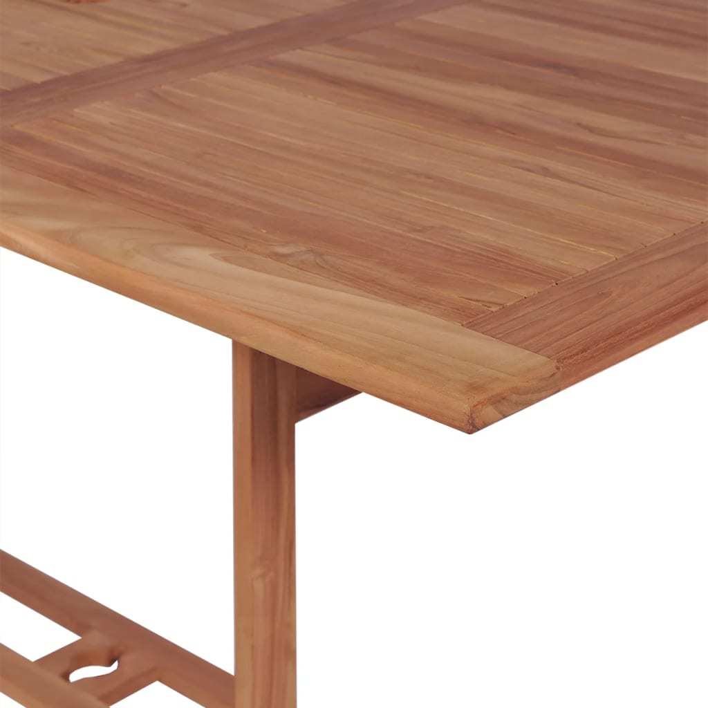 vidaXL Garden Table 180x90x75 cm Solid Teak Wood