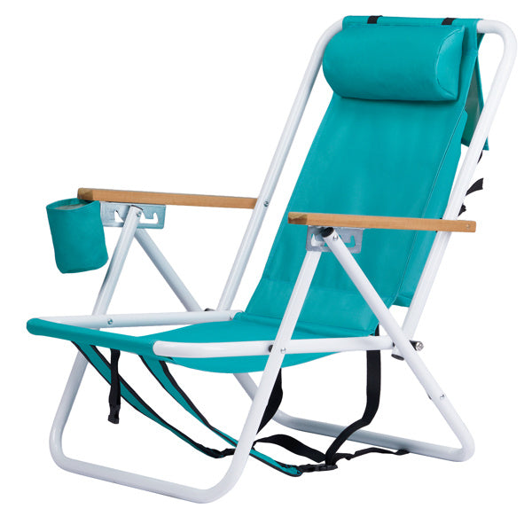 2pcs 23X21.7X31.5in Mint Green Beach Chair