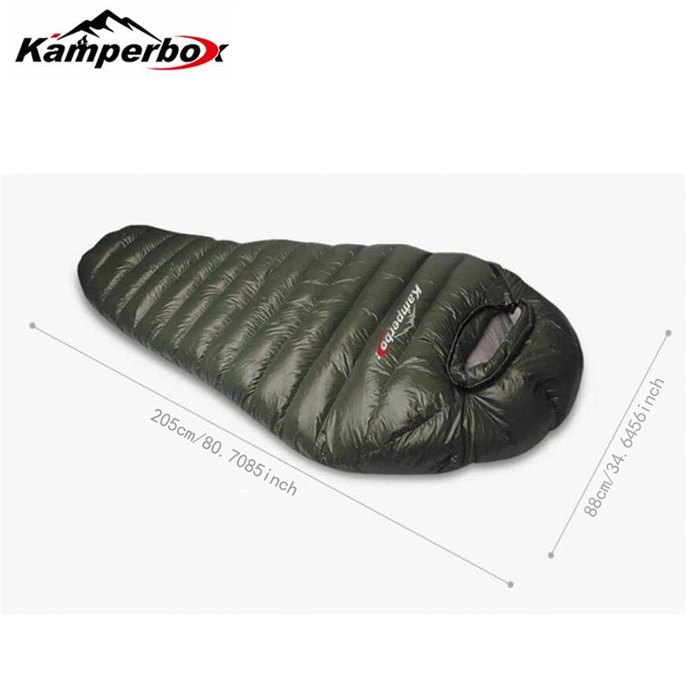 Kamperbox Outdoor Camping Down Sleeping Bag Winter Warm And Waterproof