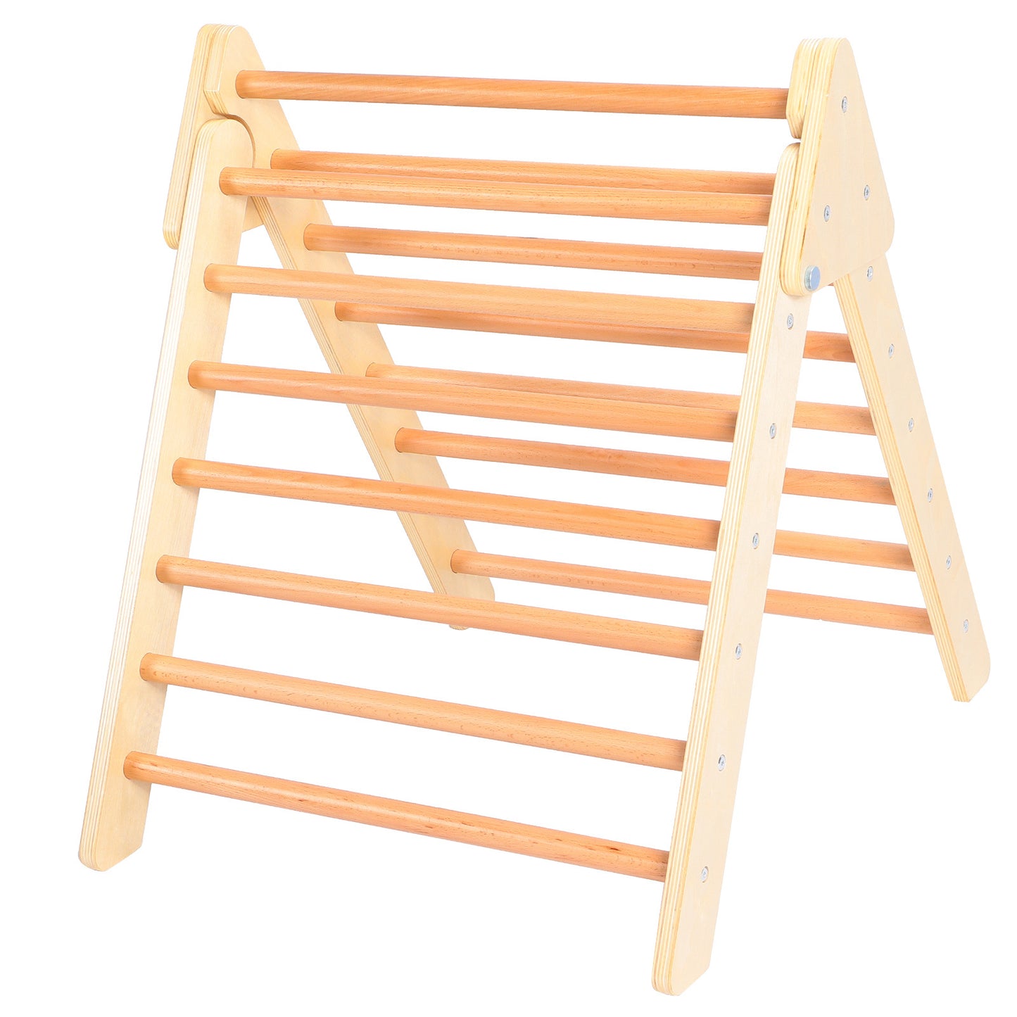 70x70x60CM Foldable Climbing Triangle Climbing Ladder for Infants Young Toddlers