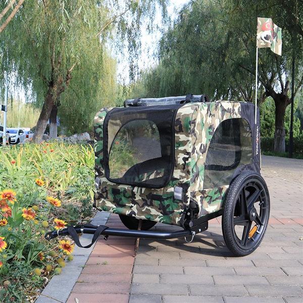 Camouflage Folding Bicycle Trailer