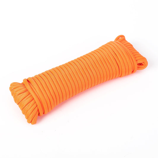 (2 pack) Ozark Trail 50 Foot 550lbs Paracord, 100% Polyester, Orange, Model 2155