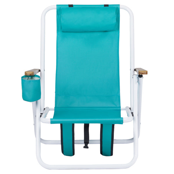 2pcs 23X21.7X31.5in Mint Green Beach Chair