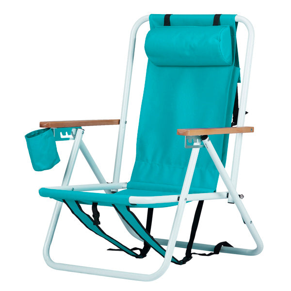 2pcs 23X21.7X31.5in Mint Green Beach Chair