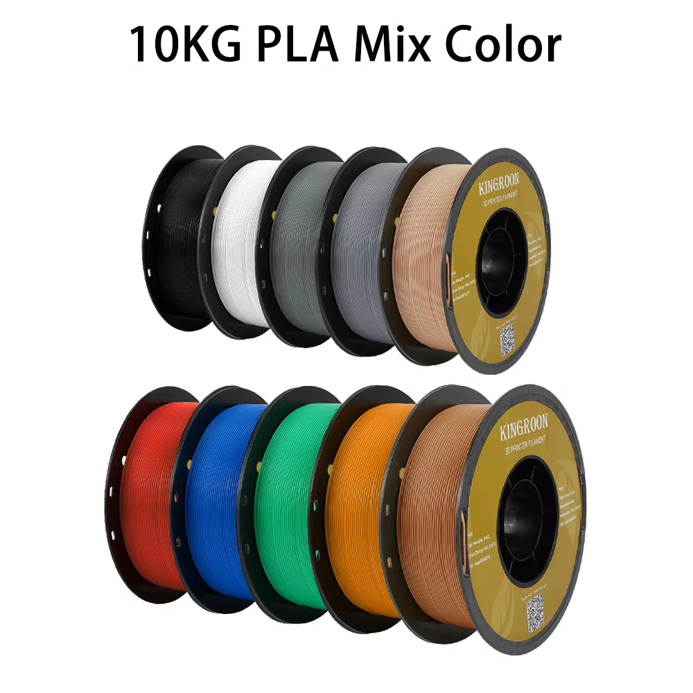 2KG 5KG 10KG PLA PETG TPU Filament 1.75Mm Dimensional Accuracy+/-0.03Mm Multicolor 3D Printer Materials for FDM 3D Printer