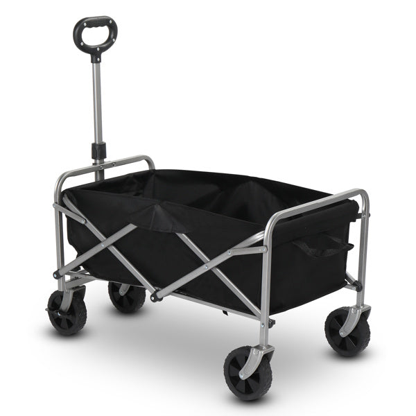 Silver Frame Oxford Cloth Garden Folding Cart