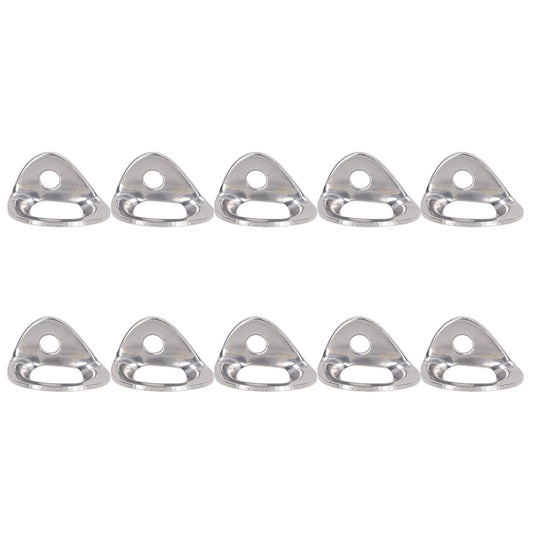 10Pcs Climbing Hanger Lightweight Stainless Steel Rock Climbing Anchors for Cave Exploration Engineering Protection