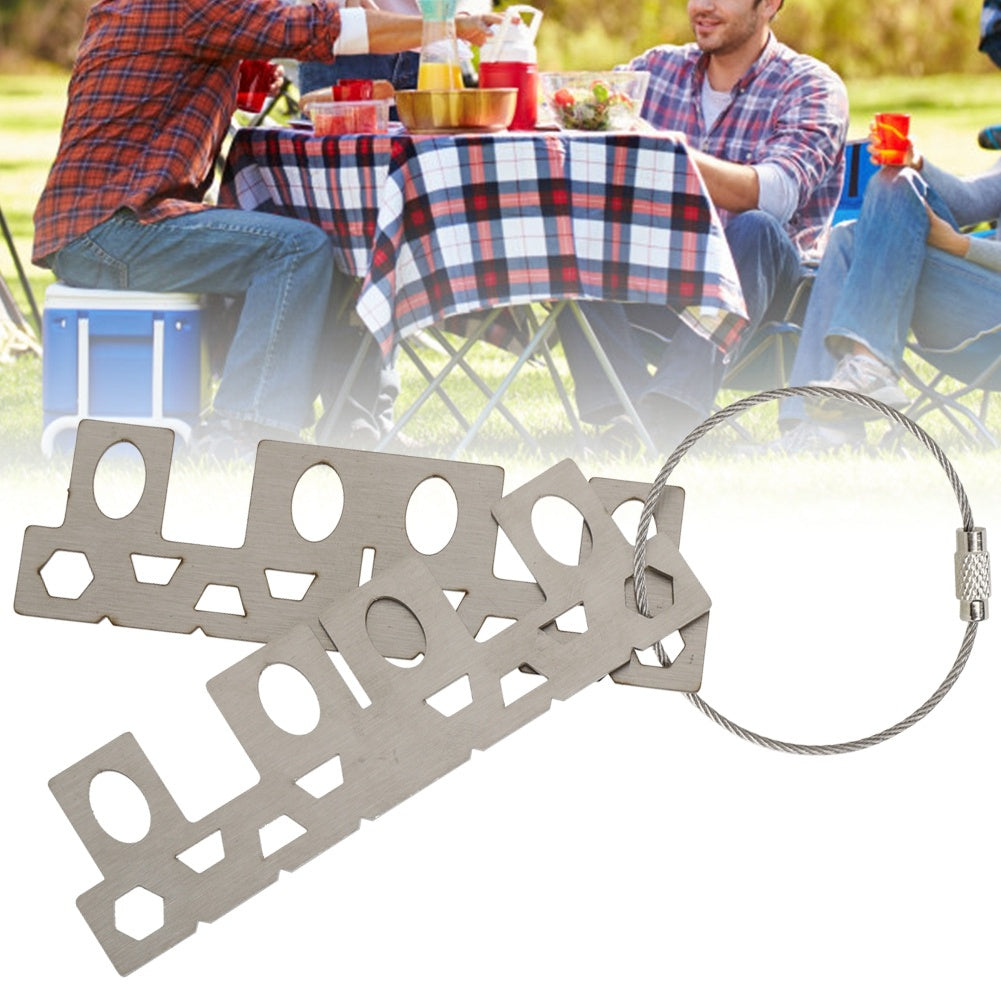 Portable Outdoor Picnic Stove Small Stand Stainless Steel Liquid Solid Rack Bracket Holder Support